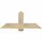Ekena Millwork Eugene Rough Sawn Timber Gable Bracket, Douglas Fir, 48"W x 20"H x 4"D x 6"F, 10/12 Pitch GBW048X20X0406EUG00RDF - alternate 1